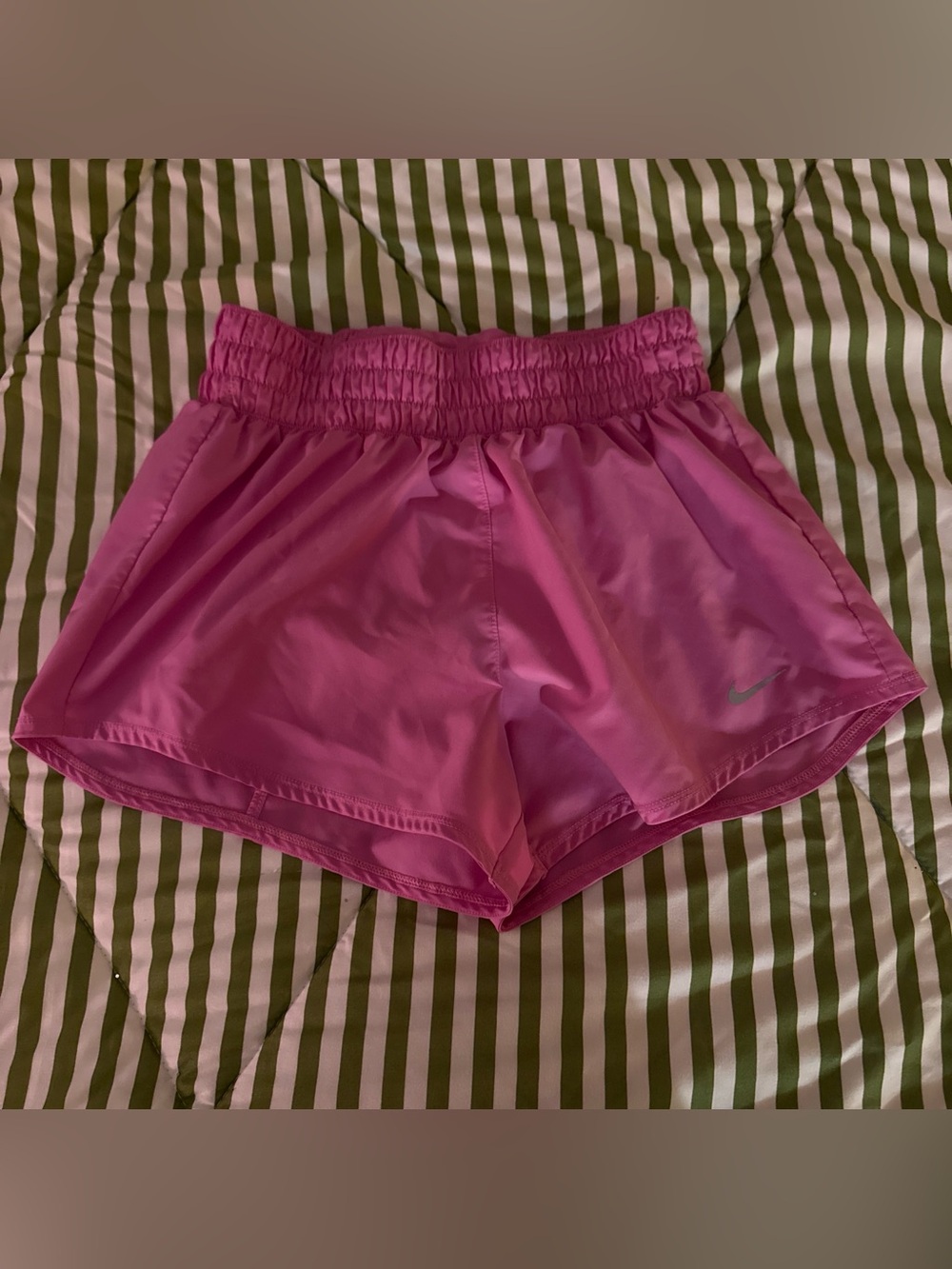 Nike Women's Bright Pink Athletic Running Shorts